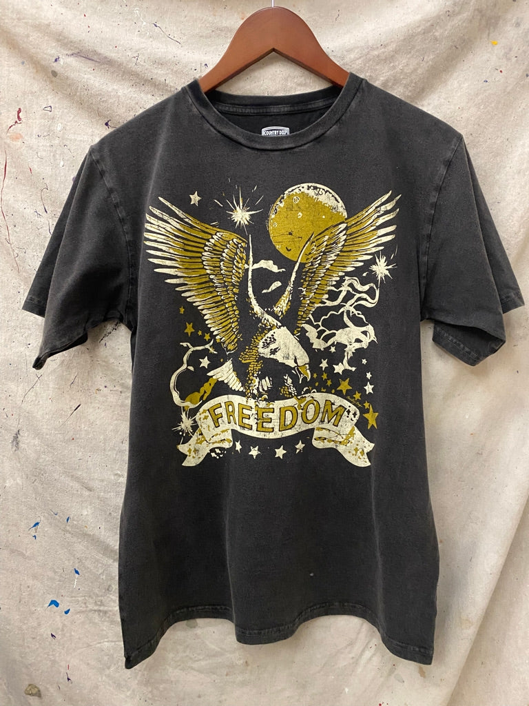 Freedom Acid Washed Tee