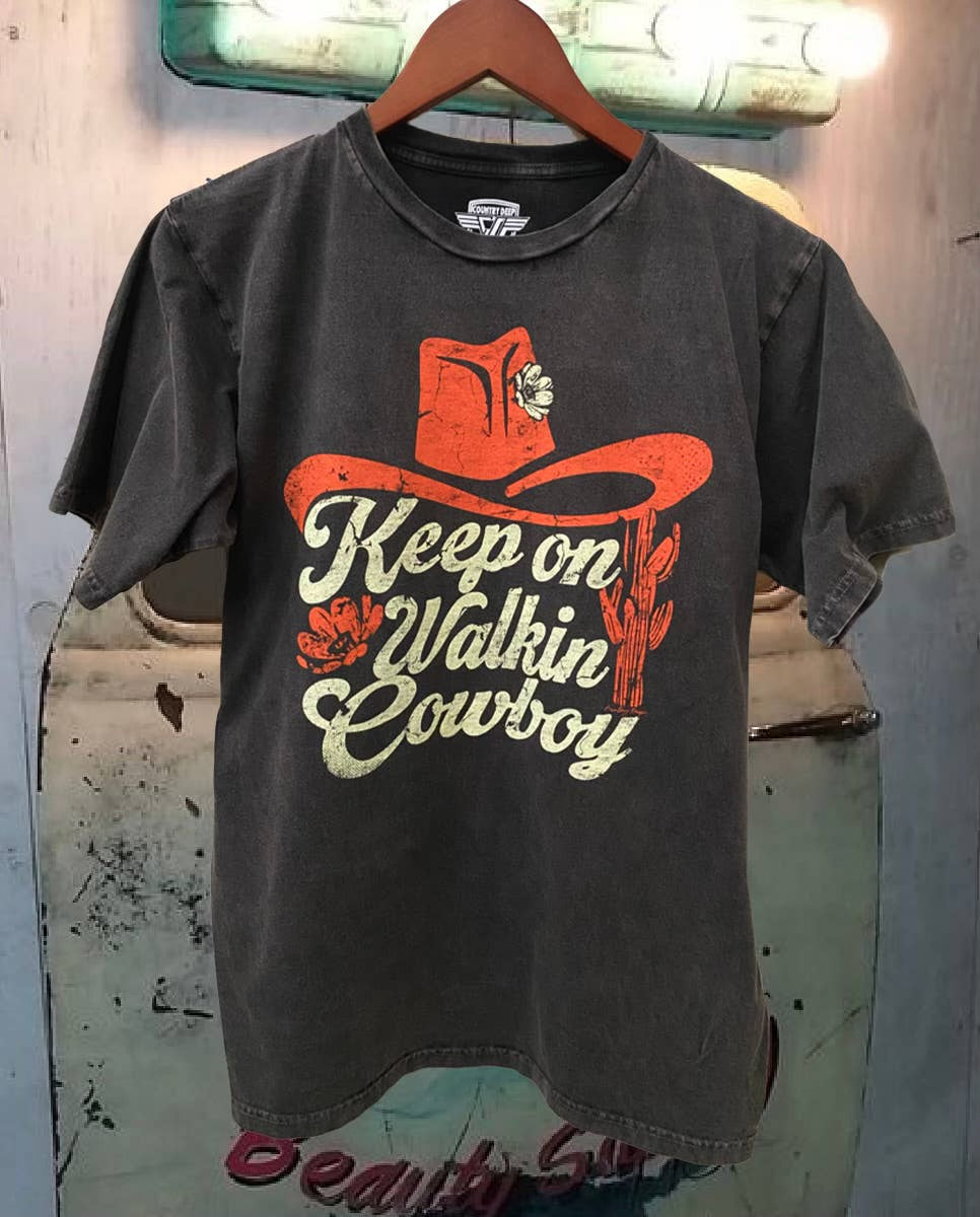 Keep On Walkin Cowboy Tee
