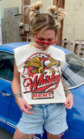 Whiskey Bent Cropped Muscle Tee